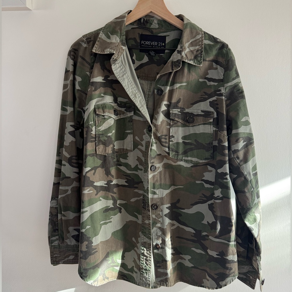 Forever 21 Camo Jacket